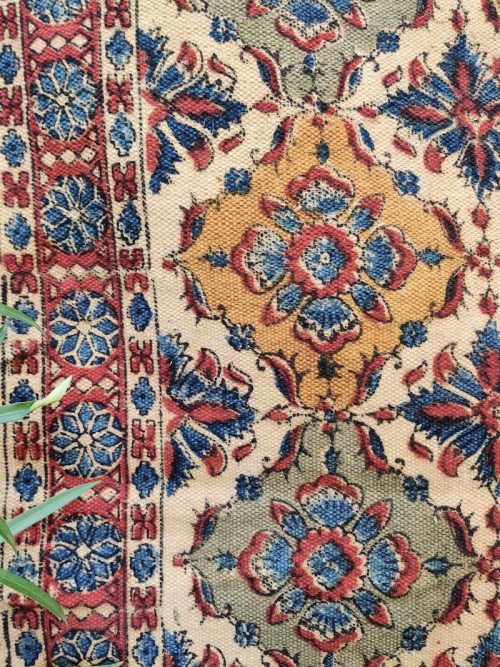 Kalamkari Printed Dhurrie