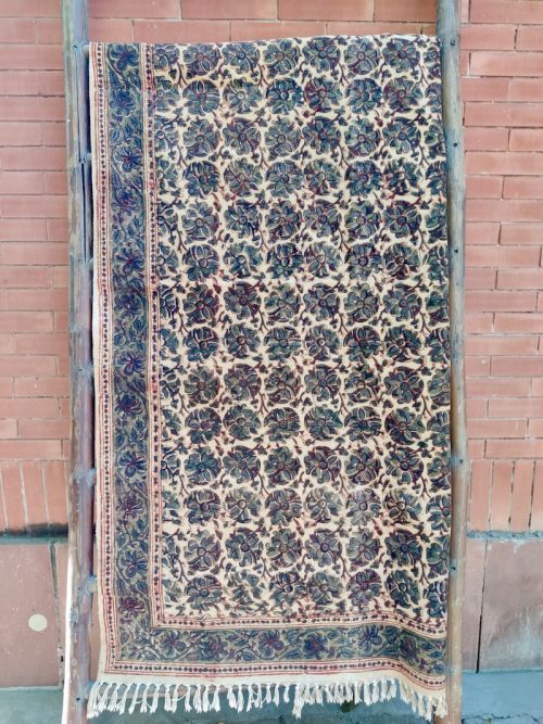 Kalamkari Printed Dhurrie