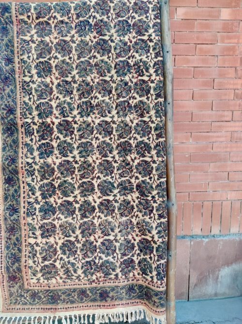 Kalamkari Printed Dhurrie