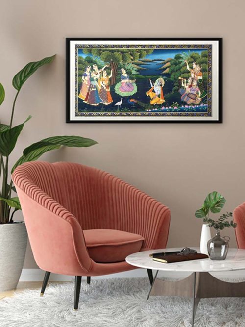 Pichwai Painting: Aam ka Anand