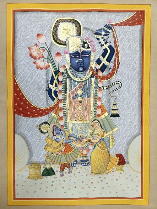 Pichwai Painting: Raas Leela Darshan