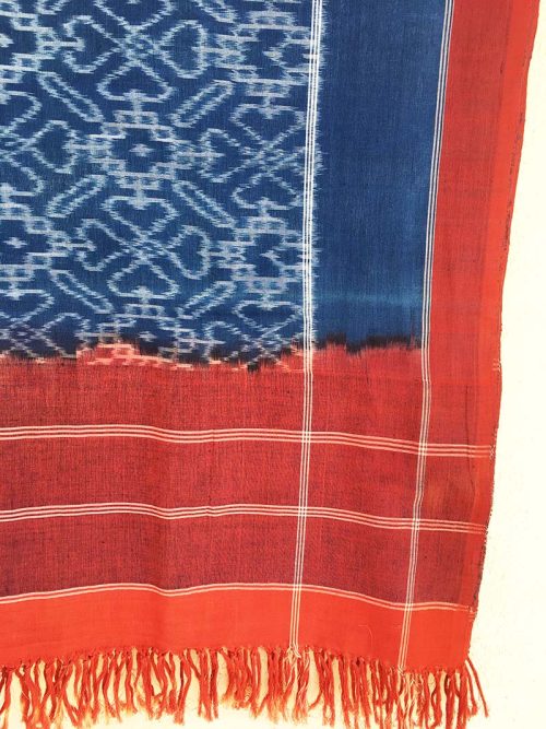 Naturally Dyed Ikat Dupatta