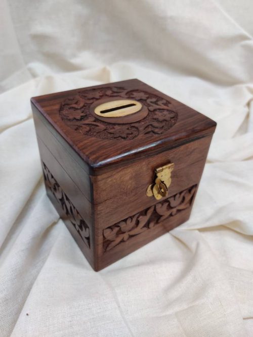 Wooden Money Bank
