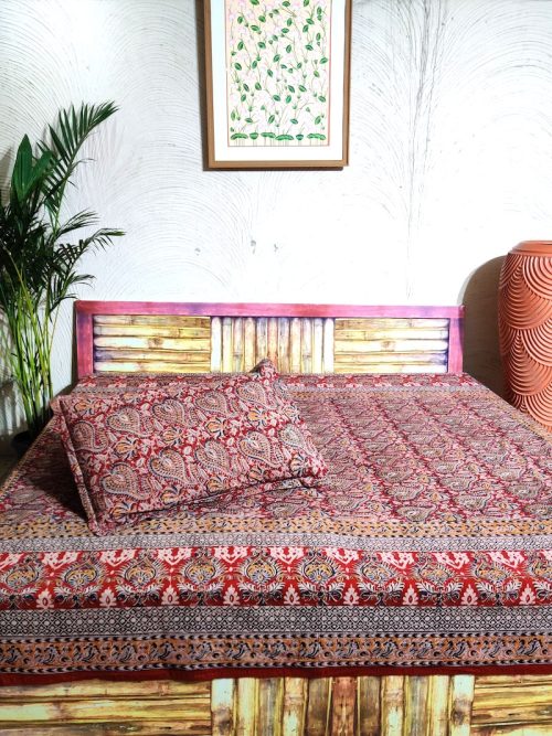 Kalamkari Block Printed Bedcover