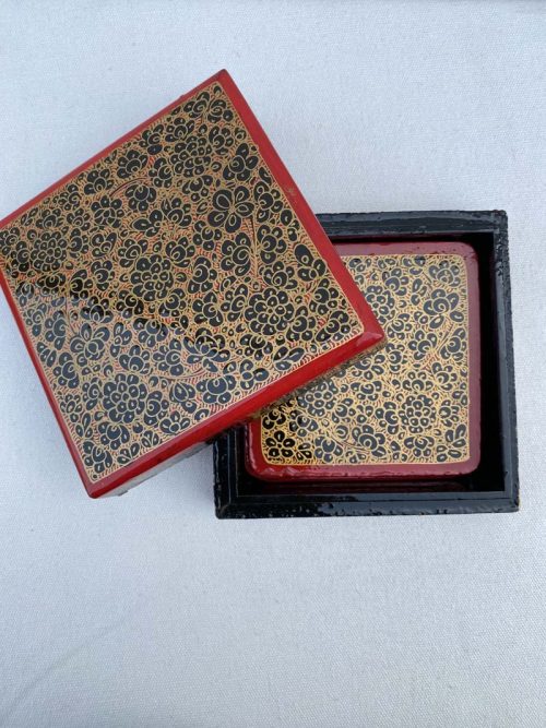 Papier-Mache Coasters Set of 6