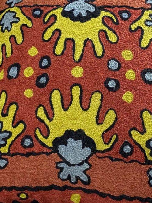 Crewl Embroidered Cushion...
