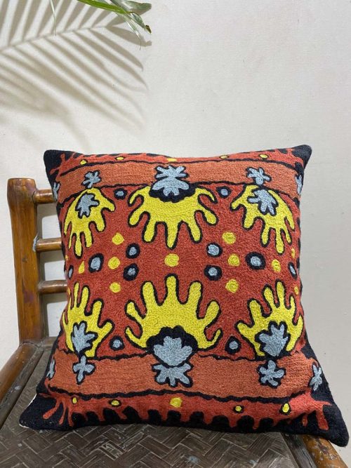 Crewl Embroidered Cushion...