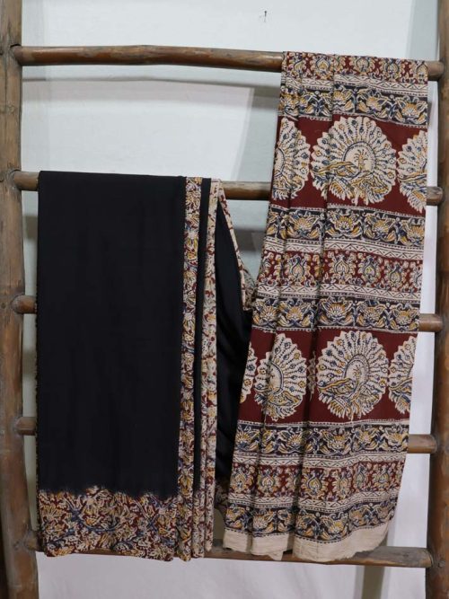 Pure Cotton Kalamkari Saree