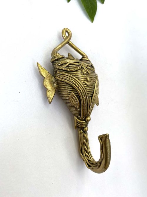 Dhokra Leaf Pin Candle Stand