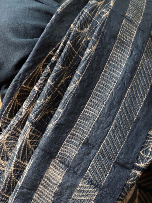 Shibori Tussar Silk Saree