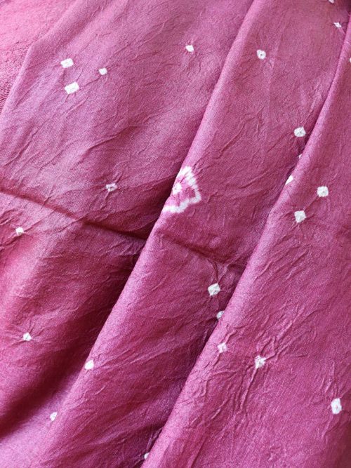 Bandhani Tussar Silk Sare...