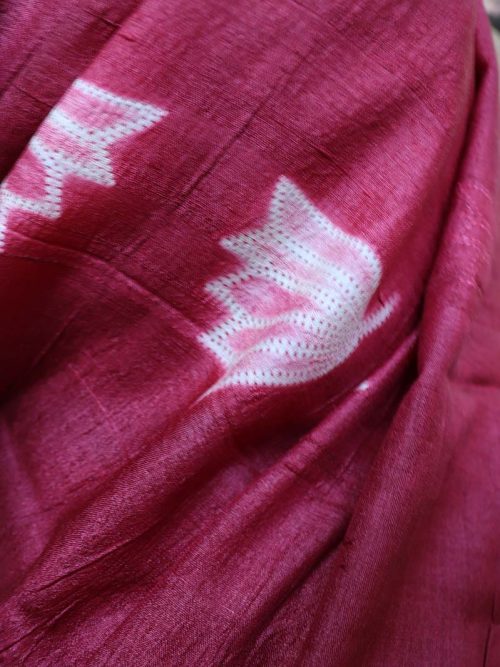 Shibori Tussar Silk Saree