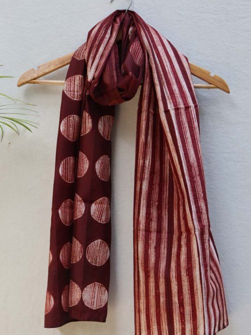 Shibori Mulberry Silk Sto...