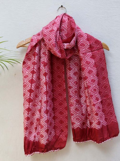 Shibori Mulberry Silk Sto...