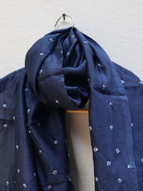Shibori Chanderi Stole