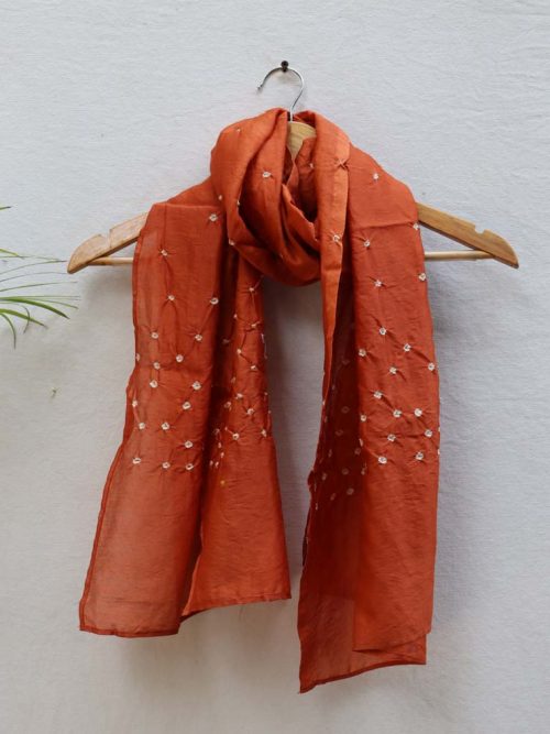 Shibori Chanderi Stole