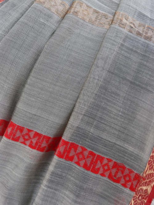 Handloom Cotton Silk Sare...