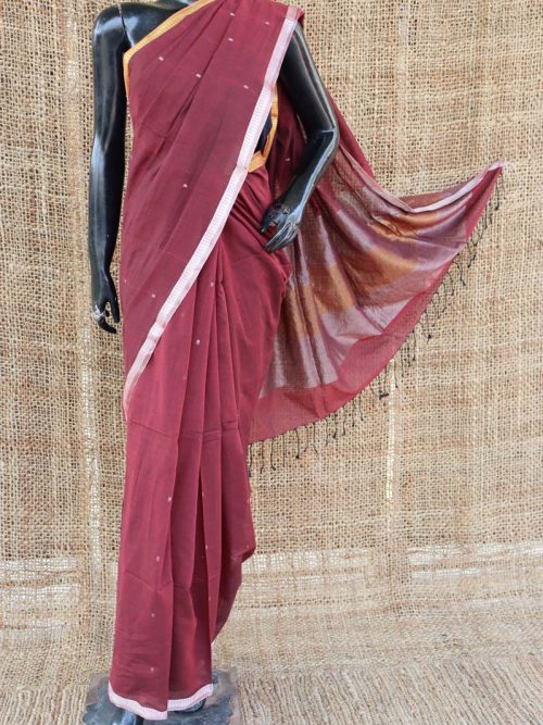 Jamdani Cotton Saree With...