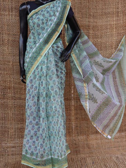 Hand Block Printed Kota D...