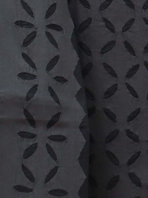 Applique Cotton Suit Set With Dupatta