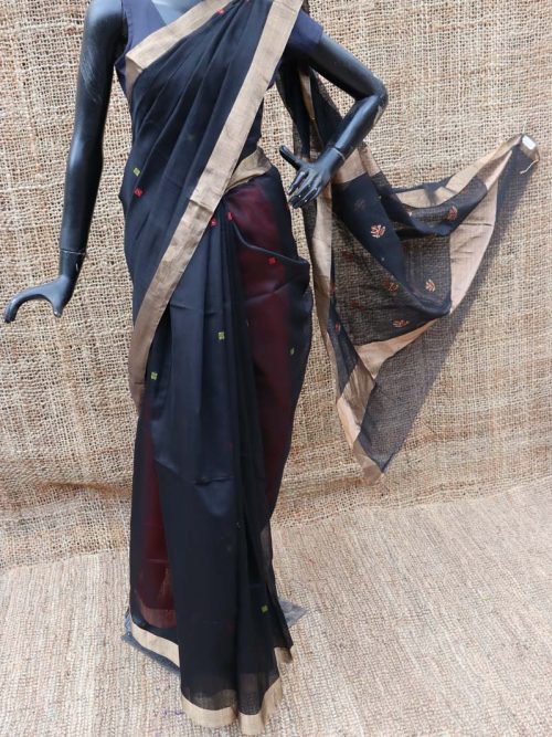 Jamdani Cotton Silk Saree...