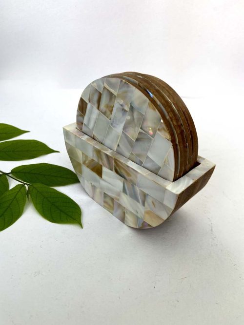 Mother Pearl Inlay Coaste...