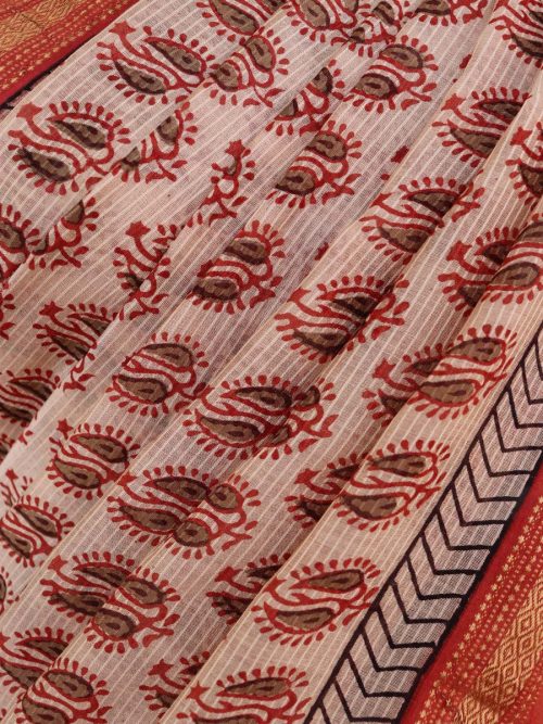 Bagh Block Printed Mahesh...