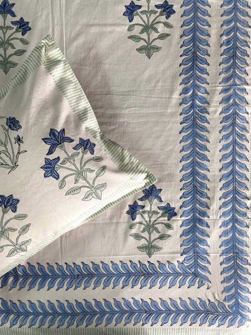 Block Printed Bed Cover