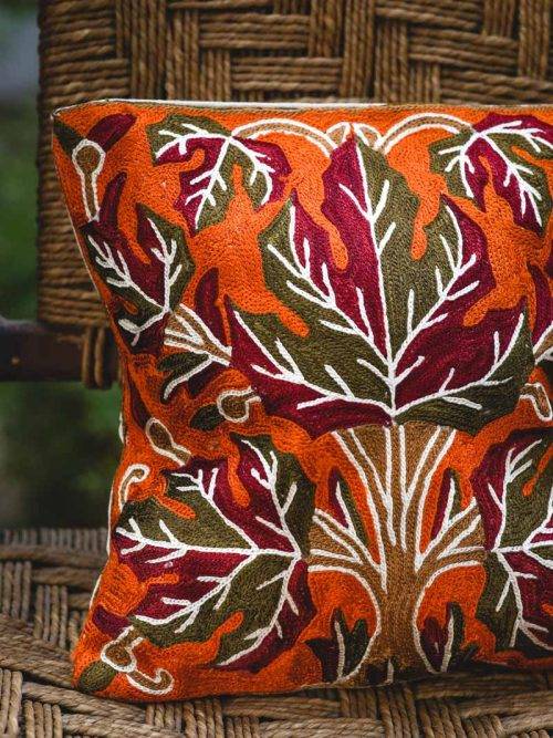 Embroidered Cushion Cover
