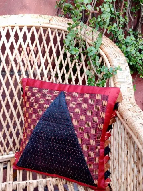 Embroidered Cushion Cover
