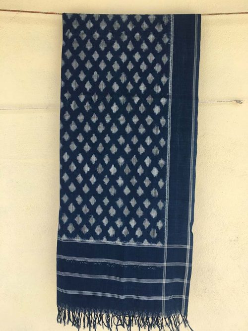 Naturally Dyed Ikat Dupatta