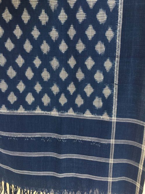 Naturally Dyed Ikat Dupatta