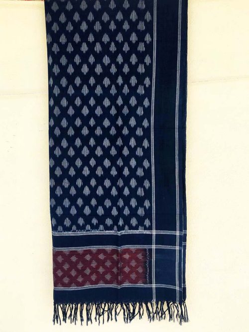 Naturally Dyed Ikat Dupatta
