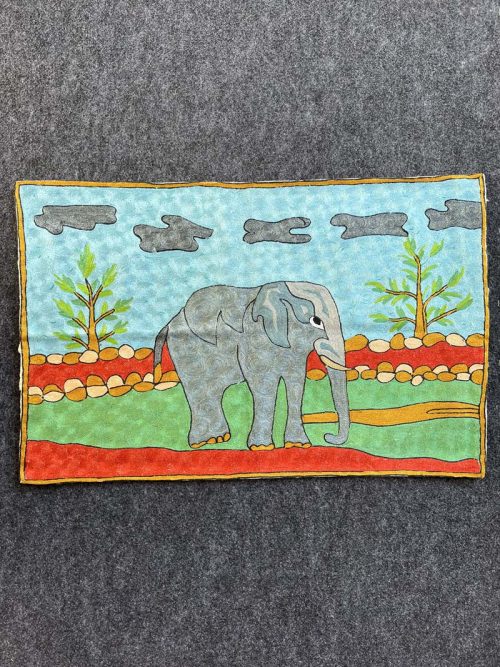 Crewl Embroidered Wall Hanging
