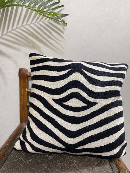 Crewl Embroidered Cushion Cover