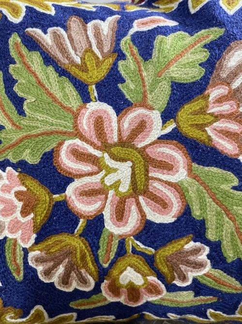 Crewl Embroidered Cushion Cover