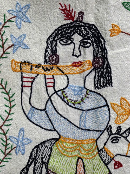 Embroidered Wall Hanging