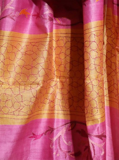 Kantha Embroidered Dupatta