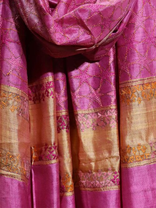 Kantha Embroidered Dupatta