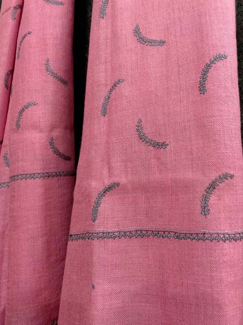 Sozni Embroidered  Handwoven Pashmina Stole