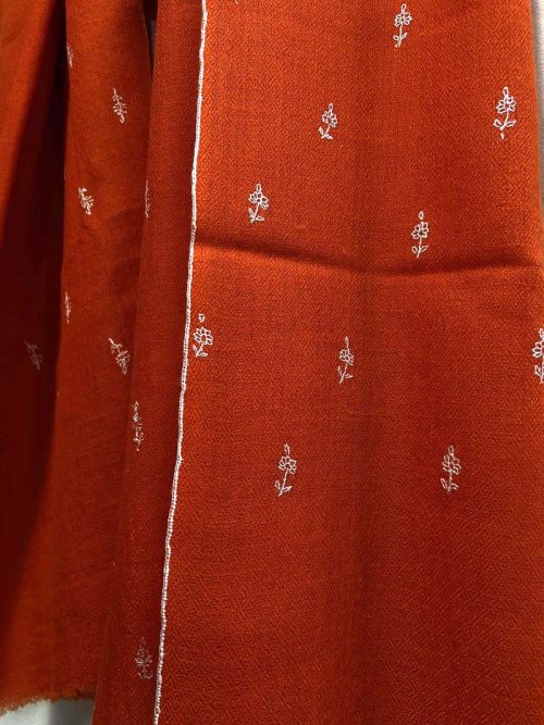 Sozni Embroidered  Handwoven Pashmina Stole