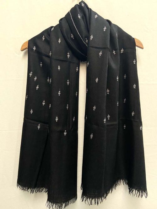 Sozni Embroidered  Handwoven Pashmina Stole