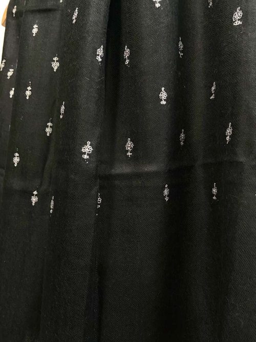 Sozni Embroidered  Handwoven Pashmina Stole