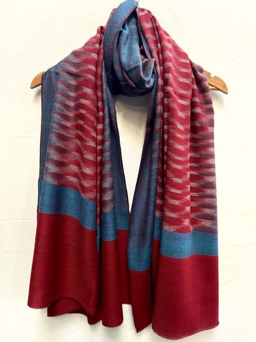 Handwoven Ikat Pashmina Shawl
