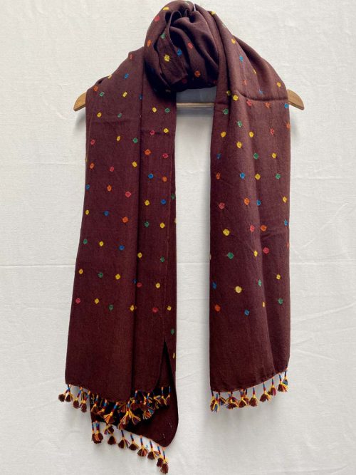 Bandhani Woolen Shawl