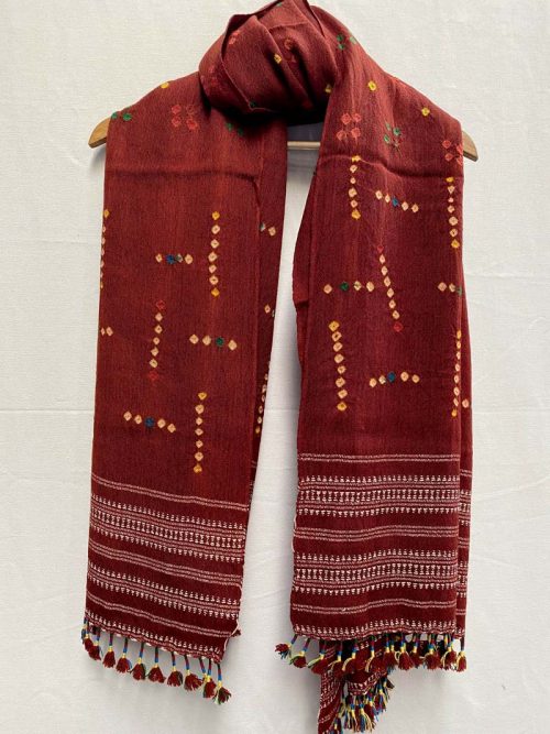 Bandhani Woolen Shawl