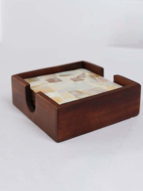 Wooden Coaster Set of 6