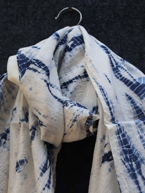 Shibori Chanderi Stole