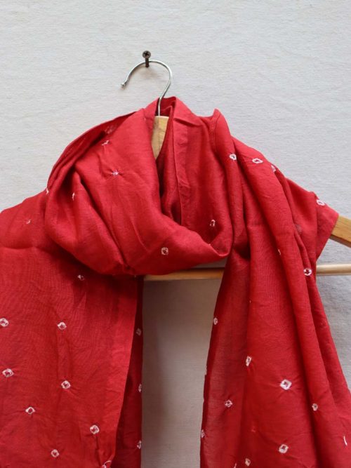 Shibori Chanderi Stole