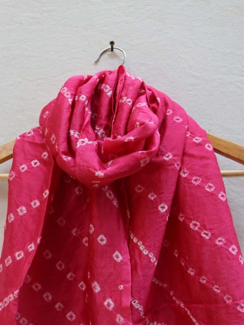 Shibori Chanderi Stole
